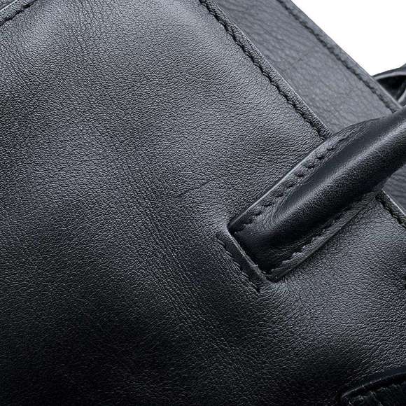 Saint Laurent Paris Baby Downtown Cabas 2way Shoulder Bag Black - Picture 15 of 16